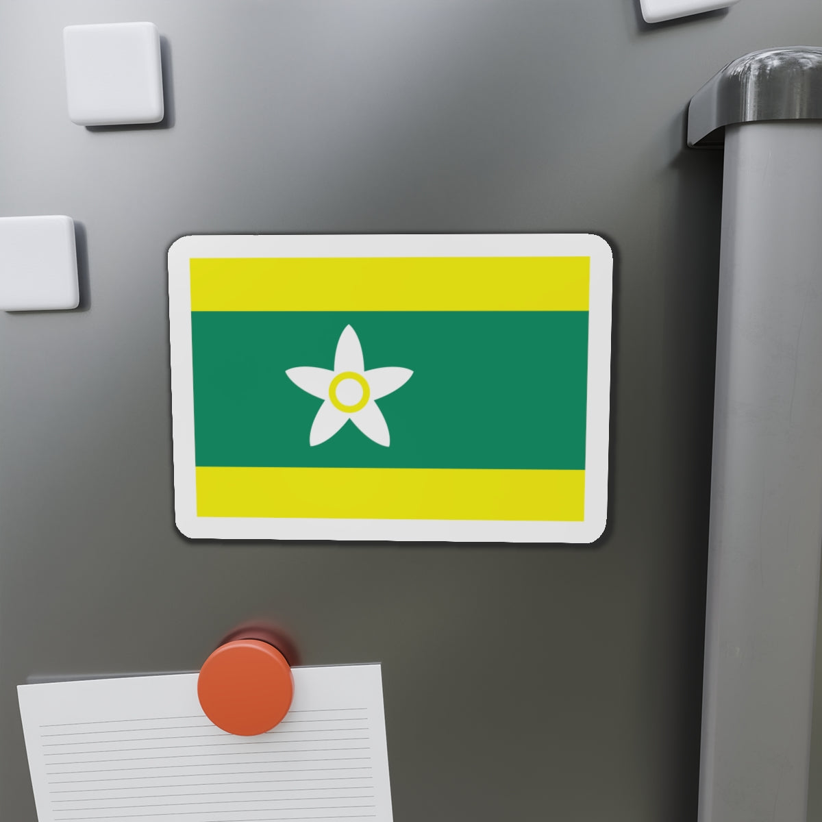 Flag of Ehime Prefecture Japan - Die-Cut Magnet-The Sticker Space