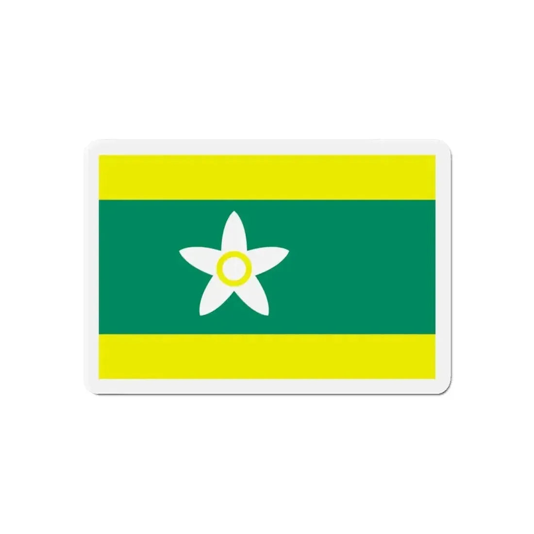Flag of Ehime Prefecture Japan - Refrigerator Magnet - The Sticker Space