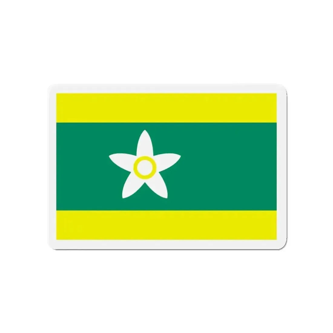 Flag of Ehime Prefecture Japan - Refrigerator Magnet - The Sticker Space