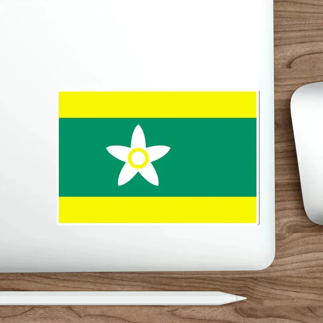 Flag of Ehime Prefecture Japan STICKER Vinyl Die-Cut Decal - The Sticker Space