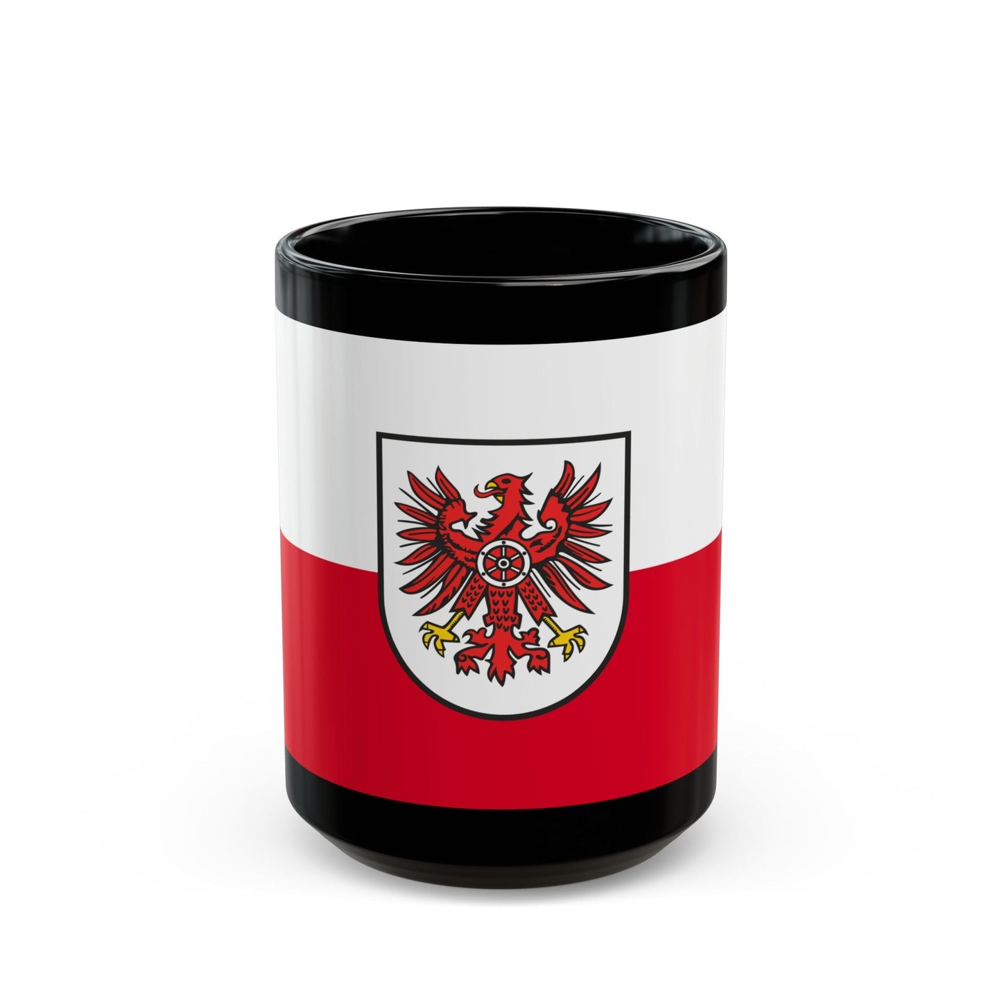 Flag of Eichsfeld Germany - Black Coffee Mug-15oz-The Sticker Space