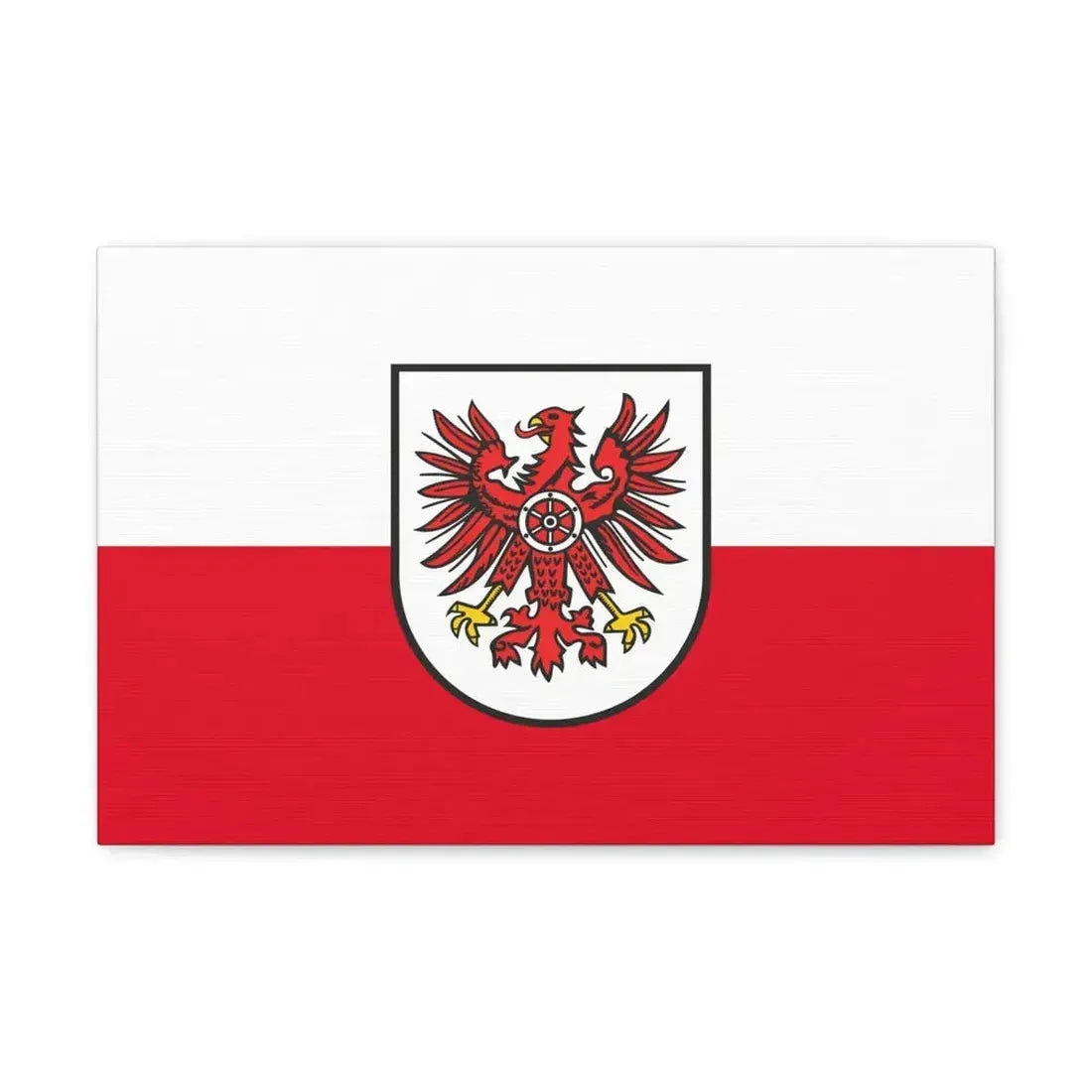 Flag of Eichsfeld Germany - Canvas Wall Art 18″ x 12″ 1.25" - The Sticker Space