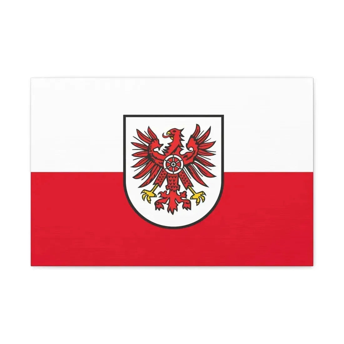 Flag of Eichsfeld Germany - Canvas Wall Art 24″ x 16″ 1.25" - The Sticker Space