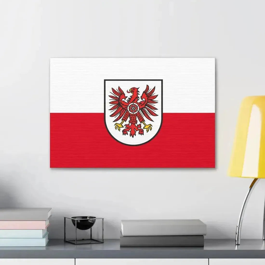 Flag of Eichsfeld Germany - Canvas Wall Art - The Sticker Space