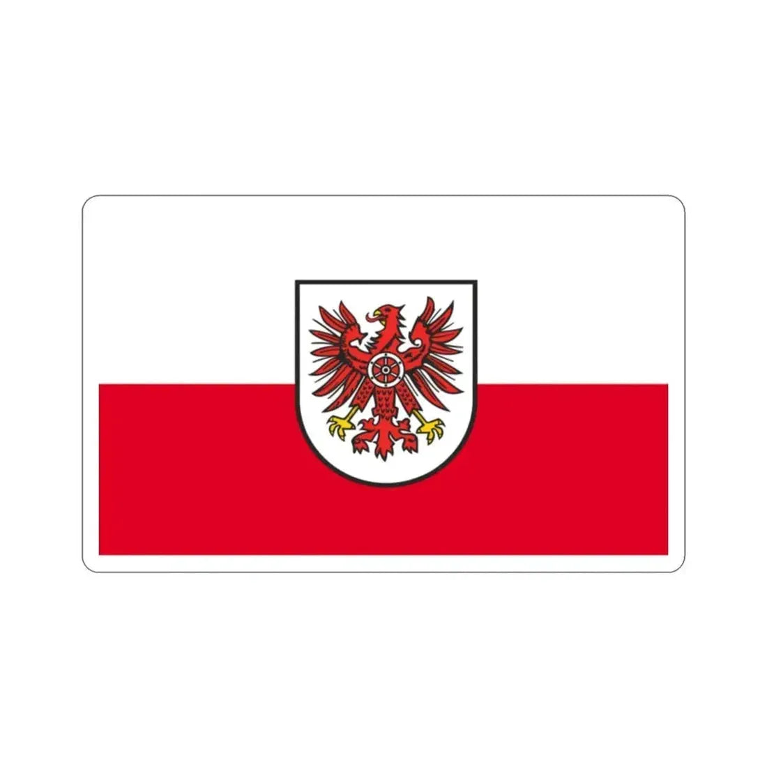 Flag of Eichsfeld Germany STICKER Vinyl Die-Cut Decal 2 Inch - The Sticker Space