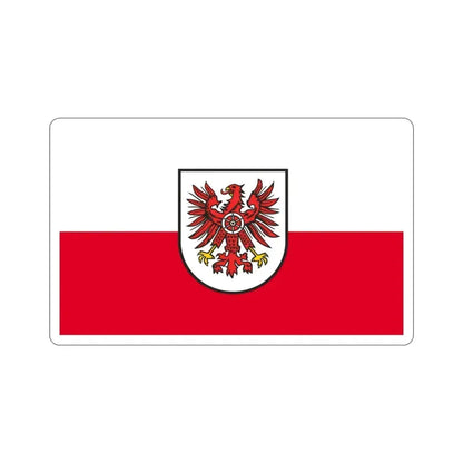 Flag of Eichsfeld Germany STICKER Vinyl Die-Cut Decal 3 Inch - The Sticker Space