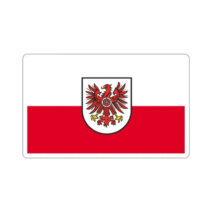 Flag of Eichsfeld Germany STICKER Vinyl Die-Cut Decal 3 Inch - The Sticker Space