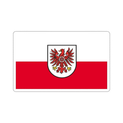 Flag of Eichsfeld Germany STICKER Vinyl Die-Cut Decal 4 Inch - The Sticker Space