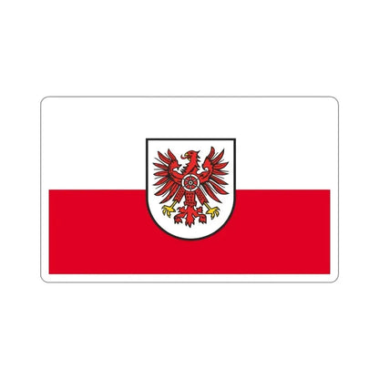 Flag of Eichsfeld Germany STICKER Vinyl Die-Cut Decal 4 Inch - The Sticker Space