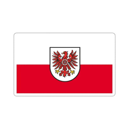 Flag of Eichsfeld Germany STICKER Vinyl Die-Cut Decal 5 Inch - The Sticker Space