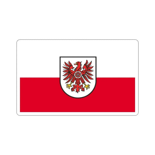 Flag of Eichsfeld Germany STICKER Vinyl Die-Cut Decal 6 Inch - The Sticker Space