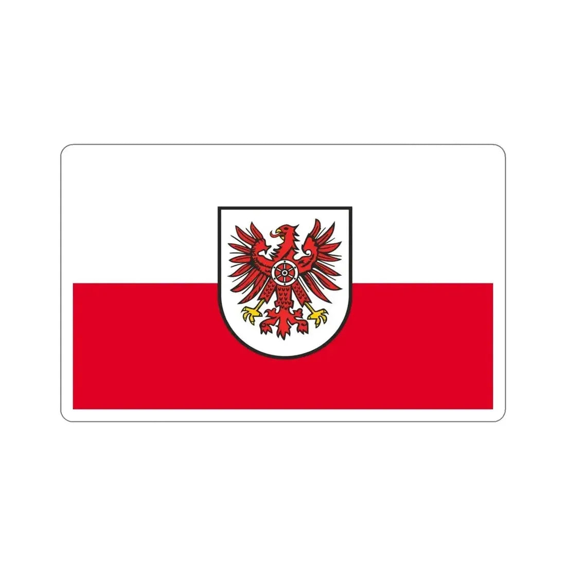 Flag of Eichsfeld Germany STICKER Vinyl Die-Cut Decal - The Sticker Space