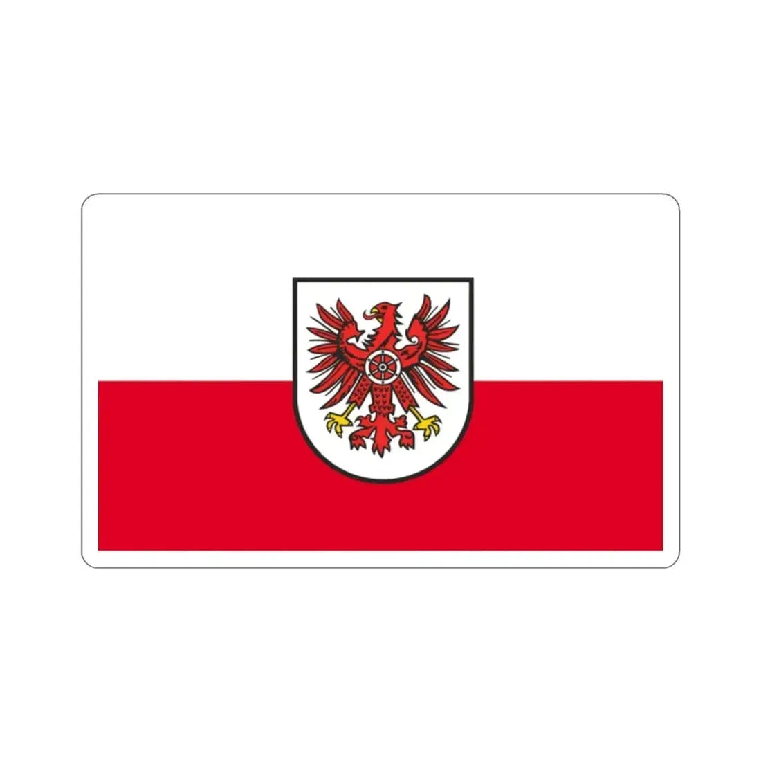 Flag of Eichsfeld Germany STICKER Vinyl Die-Cut Decal - The Sticker Space