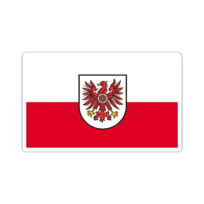 Flag of Eichsfeld Germany - STICKER Vinyl Kiss-Cut Decal 2 Inch White - The Sticker Space