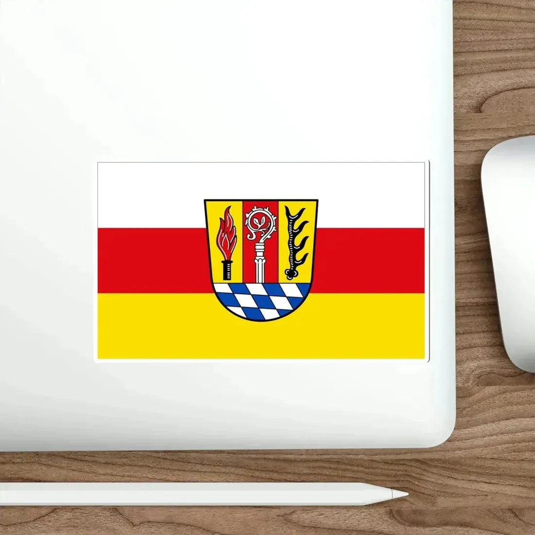 Flag of Eichstätt Germany STICKER Vinyl Die-Cut Decal - The Sticker Space
