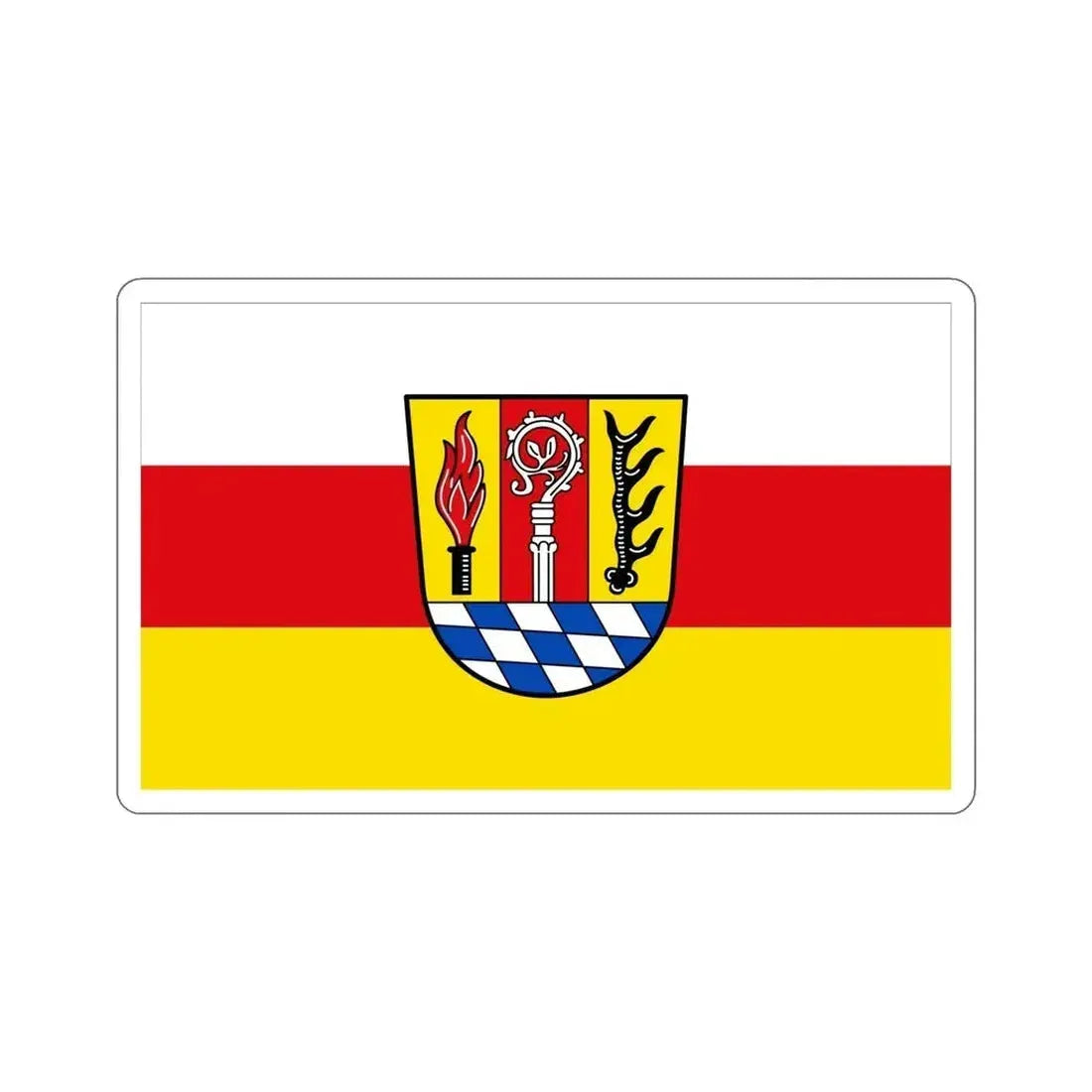 Flag of Eichstätt Germany STICKER Vinyl Die-Cut Decal - The Sticker Space