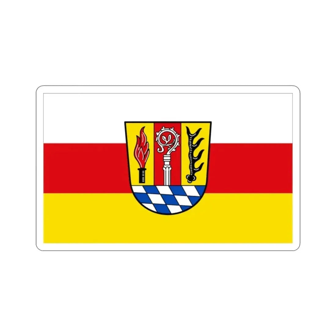 Flag of Eichstätt Germany STICKER Vinyl Die-Cut Decal - The Sticker Space