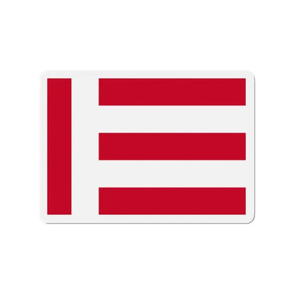 Flag of Eindhoven the largest city of the province of North Brabant Netherlands - Refrigerator Magnet 2 Inch - The Sticker Space