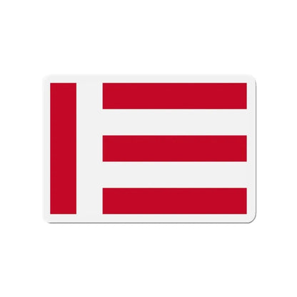 Flag of Eindhoven the largest city of the province of North Brabant Netherlands - Refrigerator Magnet 3 Inch - The Sticker Space