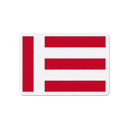 Flag of Eindhoven the largest city of the province of North Brabant Netherlands - Refrigerator Magnet 4 Inch - The Sticker Space