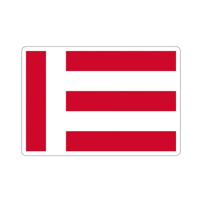 Flag of Eindhoven the largest city of the province of North Brabant Netherlands STICKER Vinyl Die-Cut Decal 2 Inch - The Sticker Space