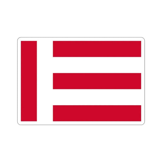 Flag of Eindhoven the largest city of the province of North Brabant Netherlands STICKER Vinyl Die-Cut Decal 2 Inch - The Sticker Space