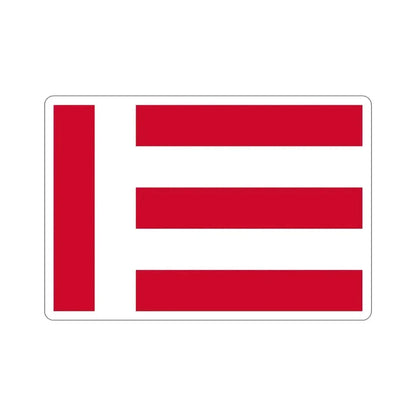 Flag of Eindhoven the largest city of the province of North Brabant Netherlands STICKER Vinyl Die-Cut Decal 6 Inch - The Sticker Space