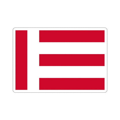 Flag of Eindhoven the largest city of the province of North Brabant Netherlands STICKER Vinyl Die-Cut Decal - The Sticker Space