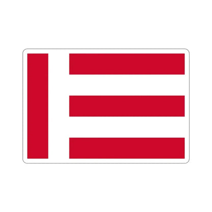 Flag of Eindhoven the largest city of the province of North Brabant Netherlands STICKER Vinyl Die-Cut Decal - The Sticker Space