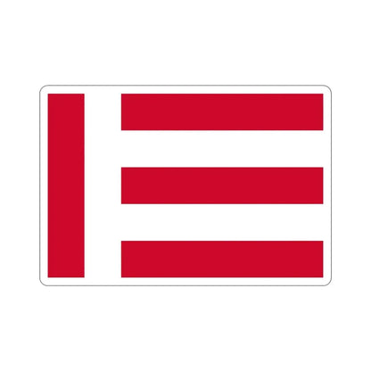 Flag of Eindhoven the largest city of the province of North Brabant Netherlands STICKER Vinyl Die-Cut Decal - The Sticker Space