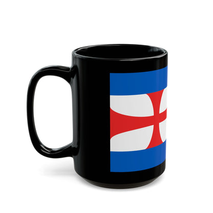 Flag of Eisenach Germany - Black Coffee Mug-The Sticker Space