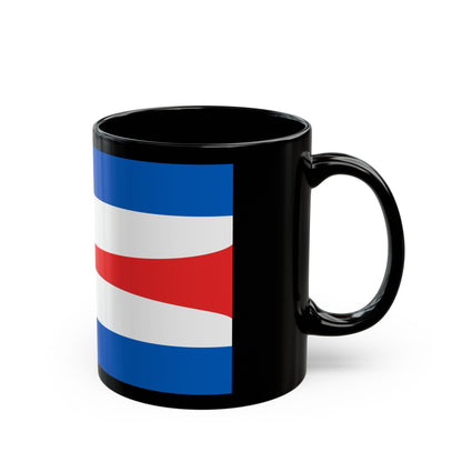 Flag of Eisenach Germany - Black Coffee Mug-The Sticker Space