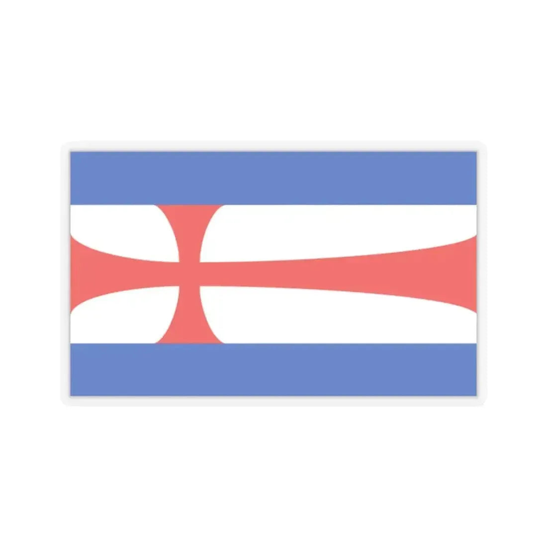 Flag of Eisenach Germany - STICKER Vinyl Kiss-Cut Decal 2 Inch Transparent - The Sticker Space