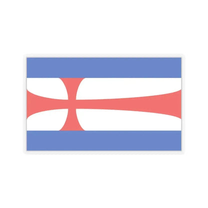 Flag of Eisenach Germany - STICKER Vinyl Kiss-Cut Decal 2 Inch Transparent - The Sticker Space