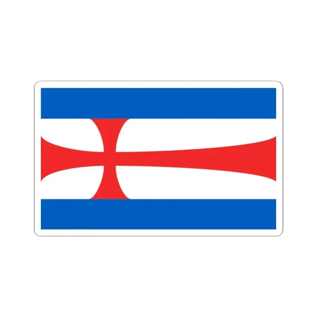 Flag of Eisenach Germany - STICKER Vinyl Kiss-Cut Decal 2 Inch White - The Sticker Space