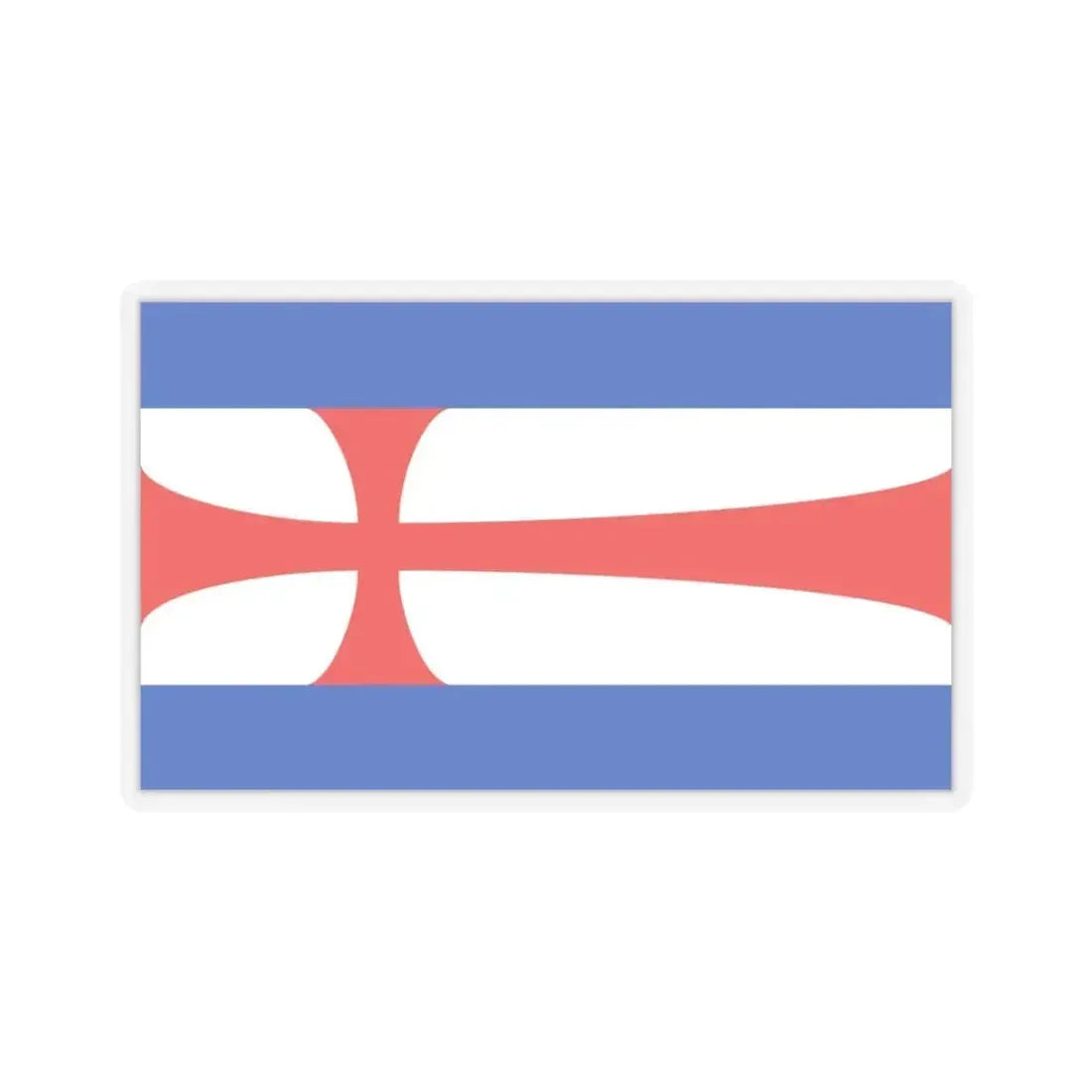 Flag of Eisenach Germany - STICKER Vinyl Kiss-Cut Decal 3 Inch Transparent - The Sticker Space