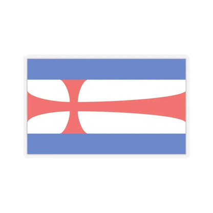 Flag of Eisenach Germany - STICKER Vinyl Kiss-Cut Decal 3 Inch Transparent - The Sticker Space