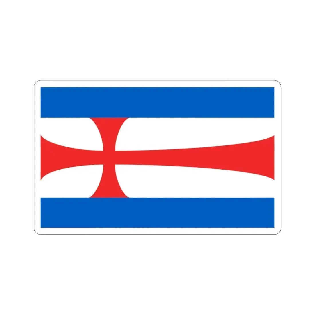 Flag of Eisenach Germany - STICKER Vinyl Kiss-Cut Decal 3 Inch White - The Sticker Space