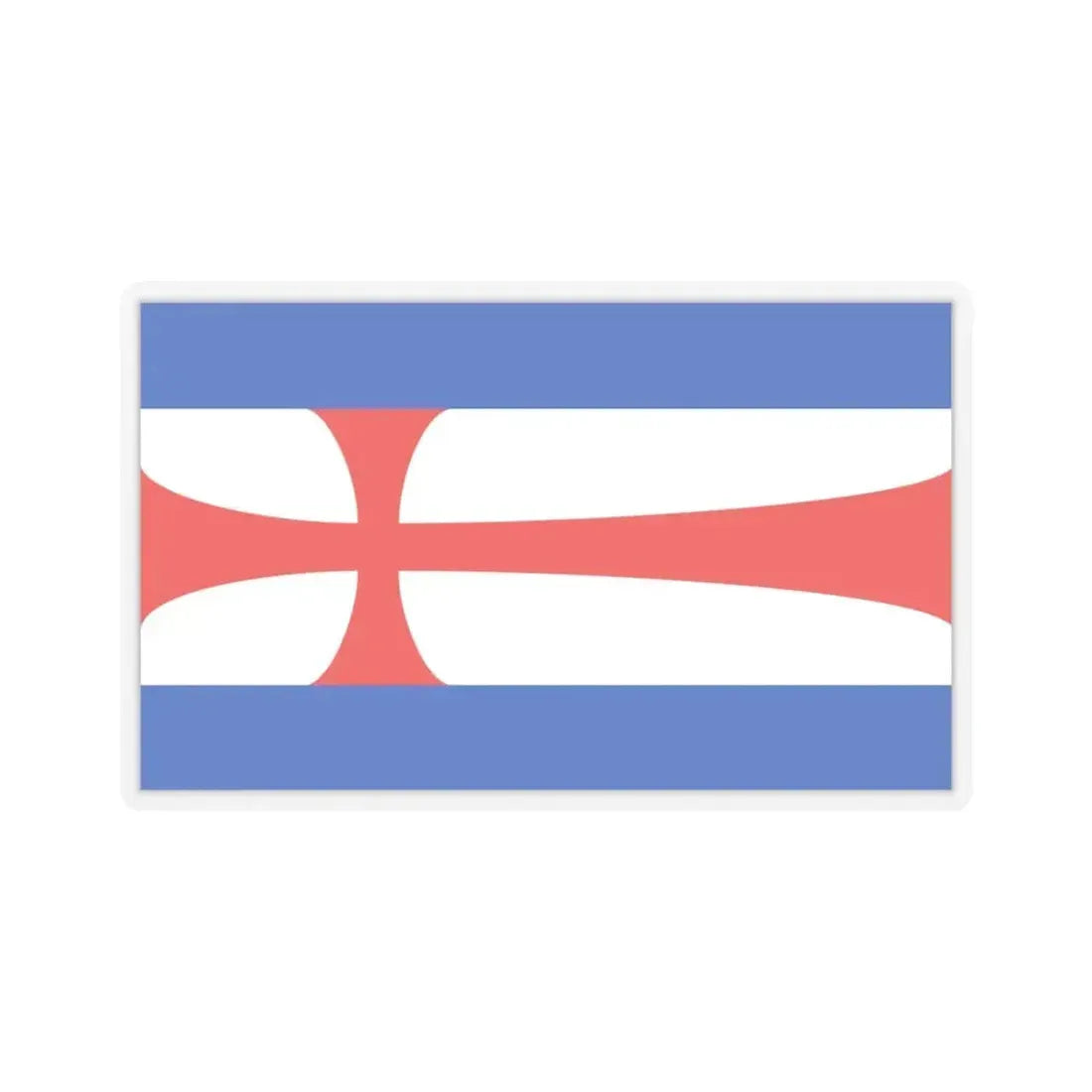 Flag of Eisenach Germany - STICKER Vinyl Kiss-Cut Decal 4 Inch Transparent - The Sticker Space