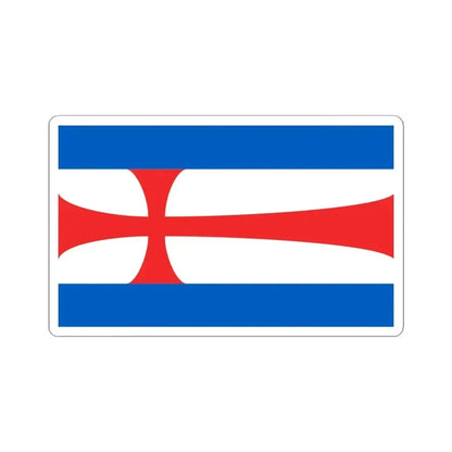 Flag of Eisenach Germany - STICKER Vinyl Kiss-Cut Decal 4 Inch White - The Sticker Space