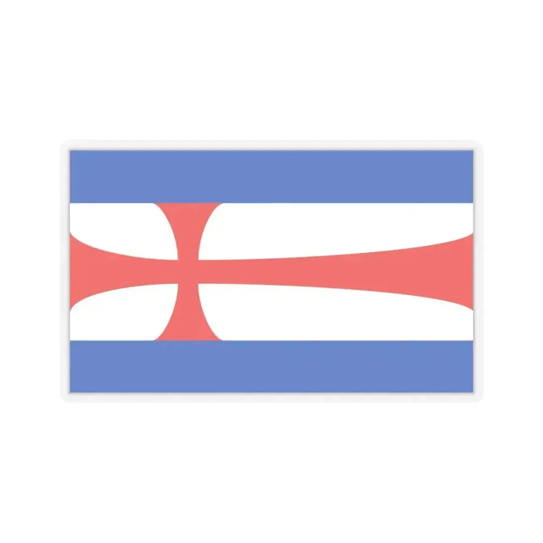 Flag of Eisenach Germany - STICKER Vinyl Kiss-Cut Decal 6 Inch Transparent - The Sticker Space