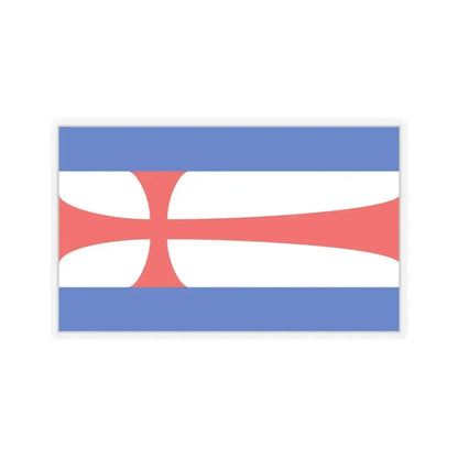 Flag of Eisenach Germany - STICKER Vinyl Kiss-Cut Decal 6 Inch Transparent - The Sticker Space