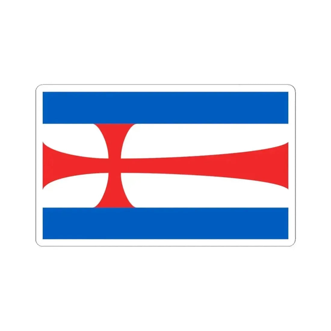 Flag of Eisenach Germany - STICKER Vinyl Kiss-Cut Decal 6 Inch White - The Sticker Space