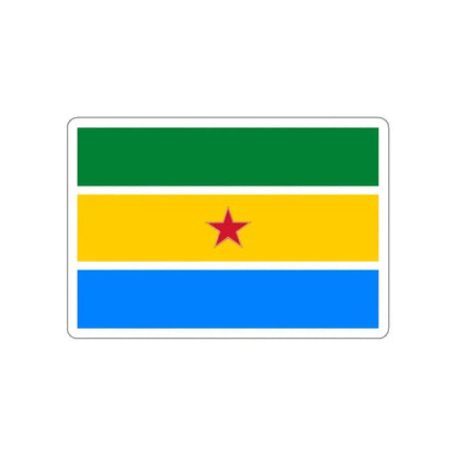 Flag of El Chaparro Venezuela STICKER Vinyl Die-Cut Decal - The Sticker Space