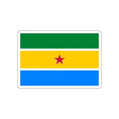 Flag of El Chaparro Venezuela STICKER Vinyl Die-Cut Decal - The Sticker Space