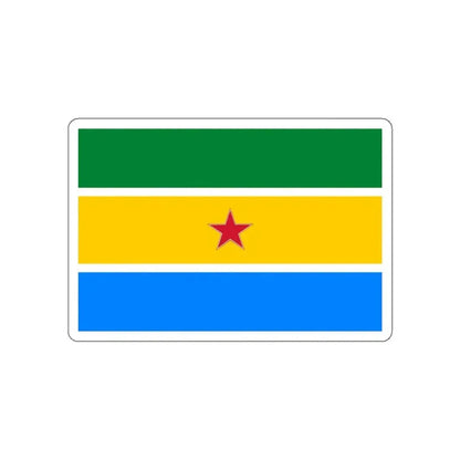 Flag of El Chaparro Venezuela STICKER Vinyl Die-Cut Decal - The Sticker Space