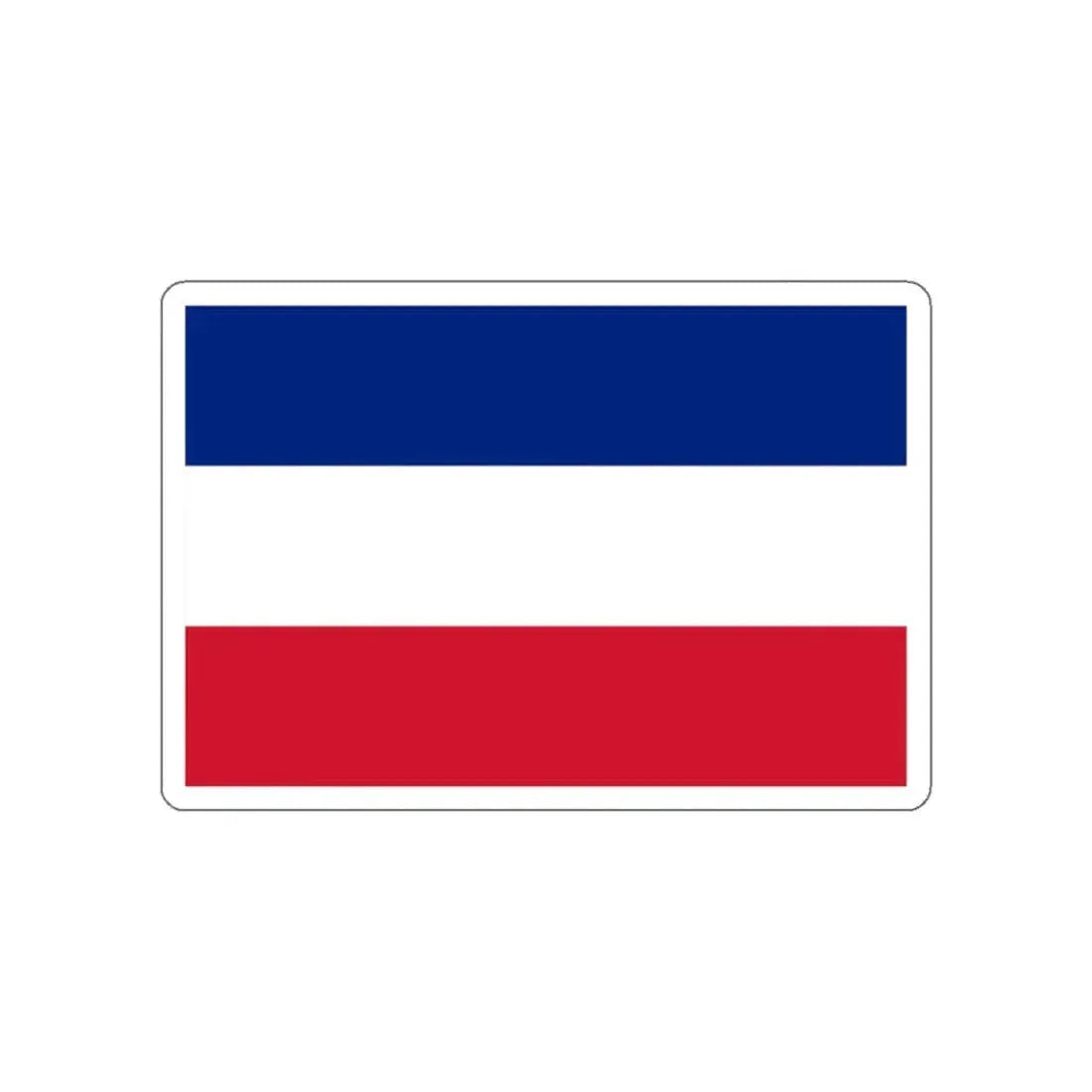 Flag of El Cobre Venezuela STICKER Vinyl Die-Cut Decal - The Sticker Space