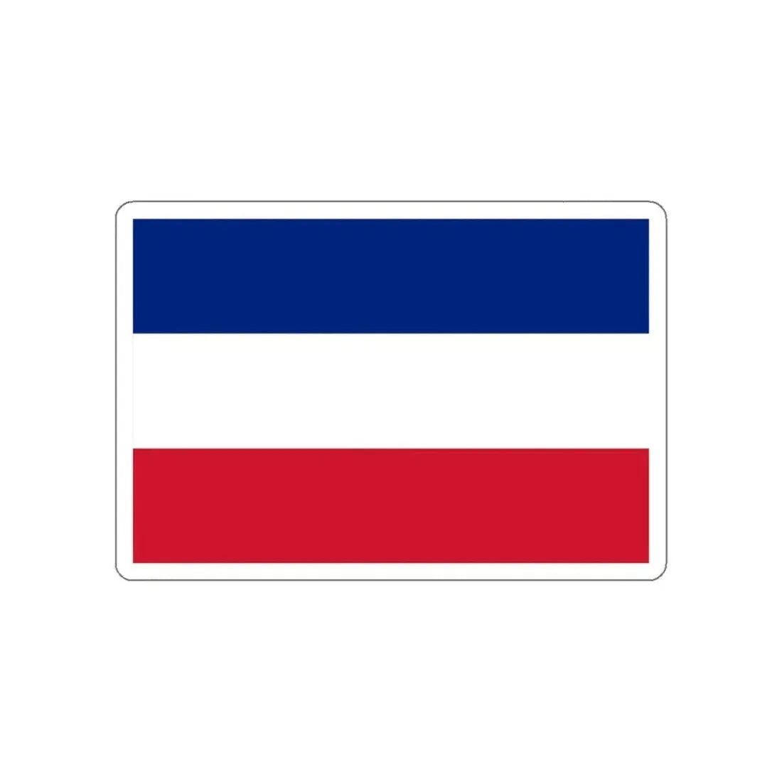 Flag of El Cobre Venezuela STICKER Vinyl Die-Cut Decal - The Sticker Space