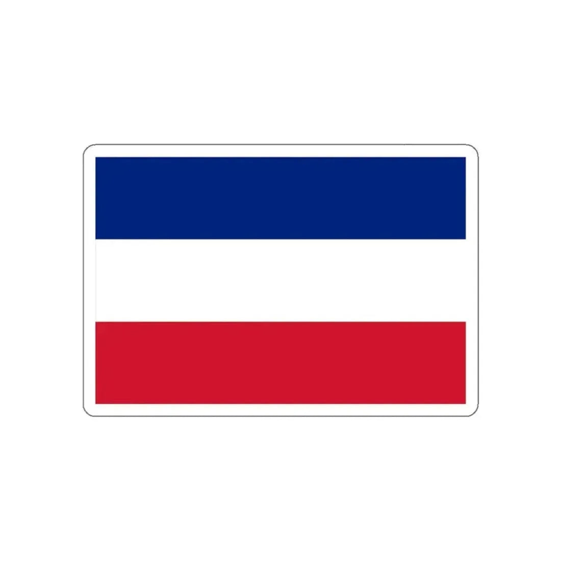 Flag of El Cobre Venezuela STICKER Vinyl Die-Cut Decal - The Sticker Space