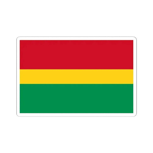 Flag of El Guabo (Ecuador) STICKER Vinyl Kiss-Cut Decal 2 Inch White - The Sticker Space